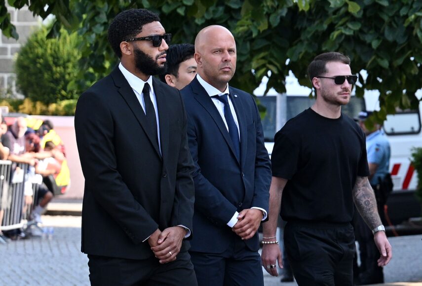 El Liverpool asiste al funeral de Diogo Jota tras su trágico accidente