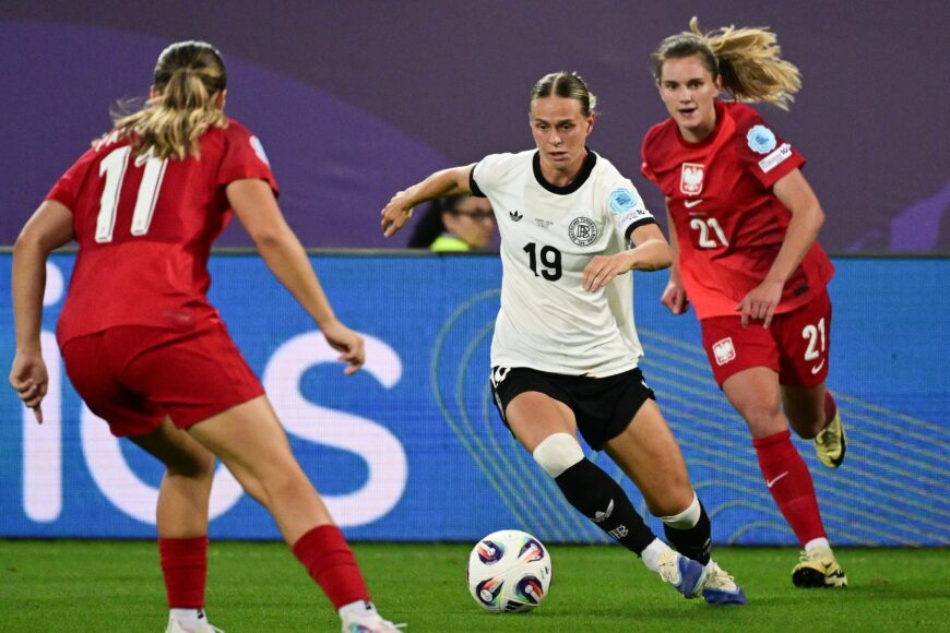 Jule Brand guía a Alemania a victoria 2-0 sobre Polonia, Giulia Gwinn se lesiona