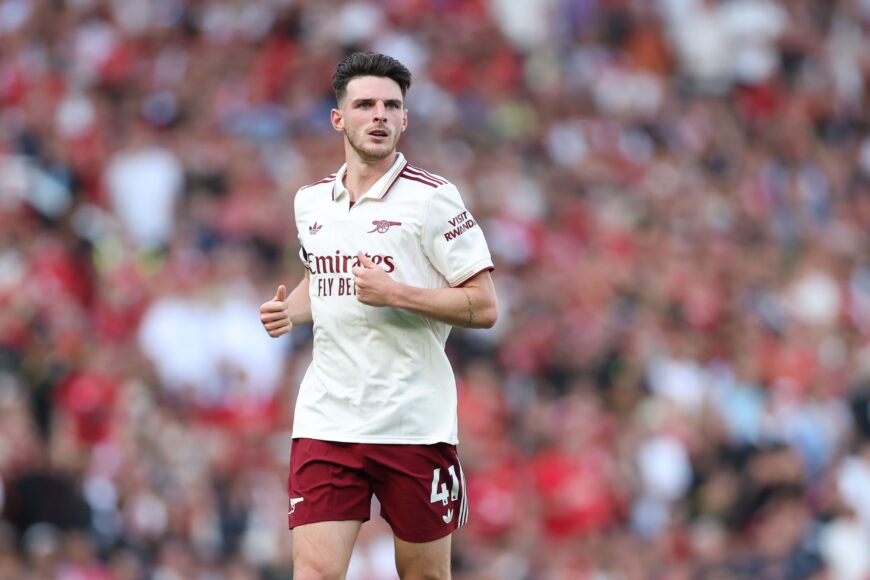 Reacción de Mohamed Salah tras confesión de Declan Rice sobre título de Premier