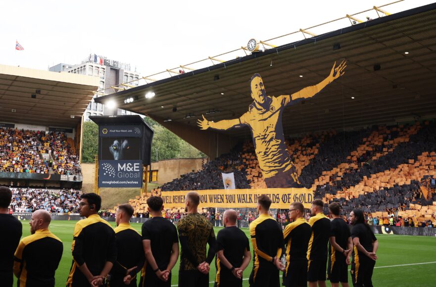 La emotiva tributo a Diogo Jota conmueve a su esposa y padres antes del partido