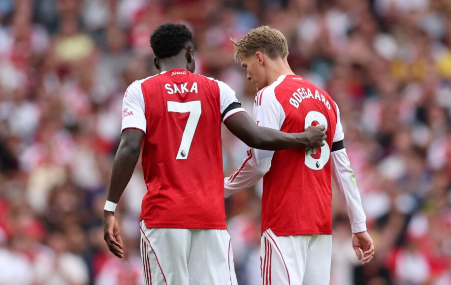 Arteta teme lesiones prolongadas para Odegaard y Saka tras doble golpe a Arsenal