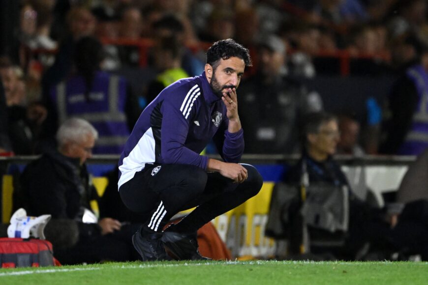 Ruben Amorim y sus extrañas supersticiones durante penales en Man Utd