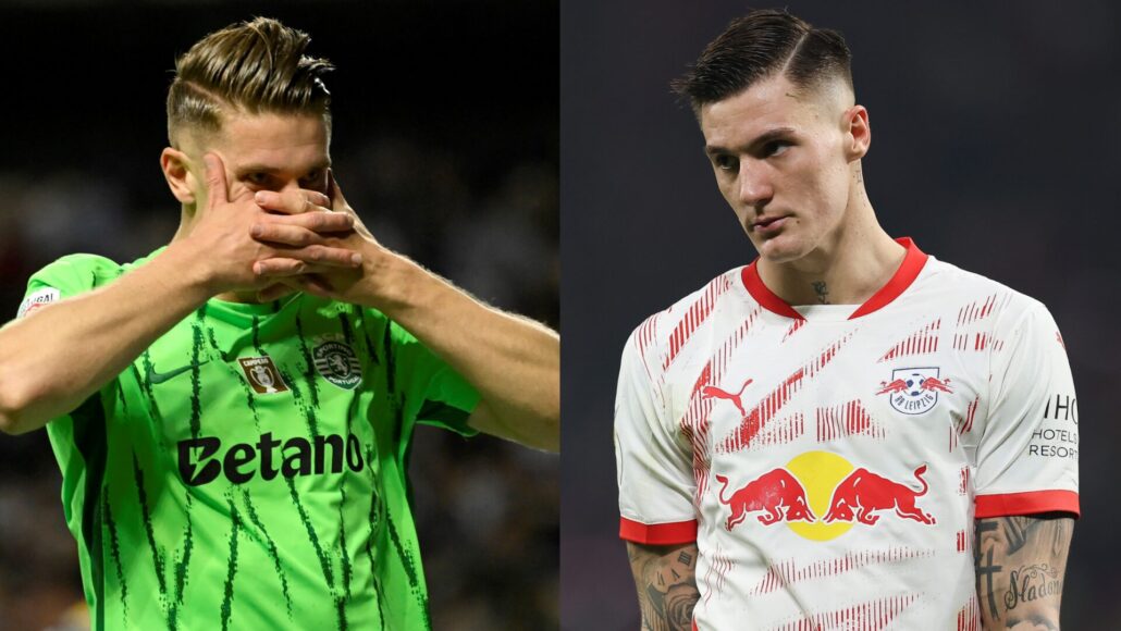 Benjamín Sesko y Viktor Gyökeres: duelo que destaca a los grandes delanteros