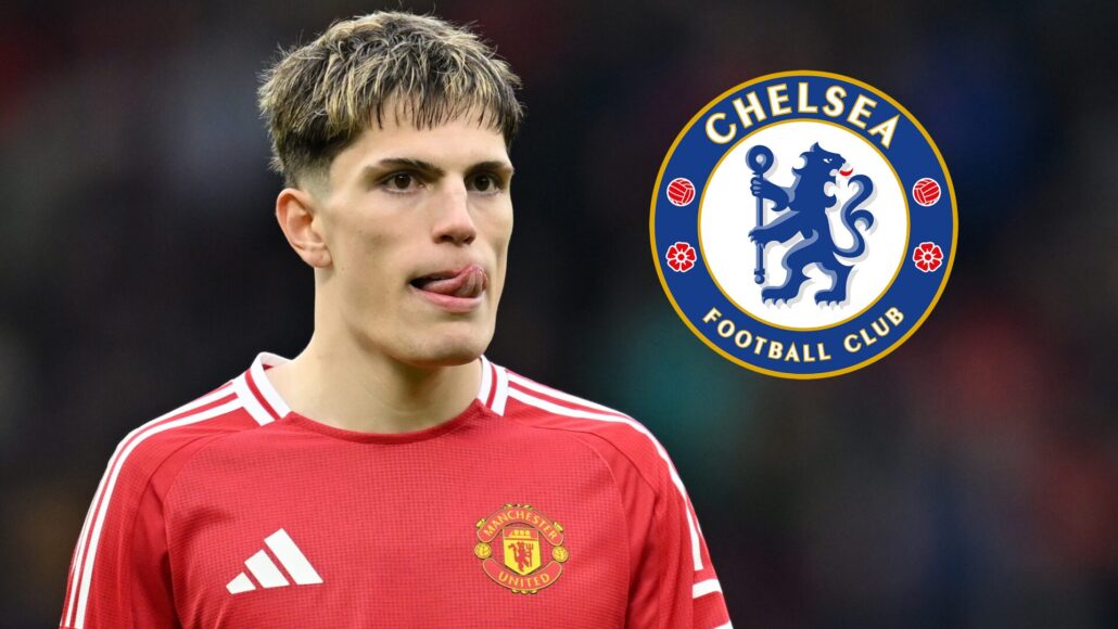 Alejandro Garnacho llega a Stamford Bridge antes del duelo Chelsea vs Fulham
