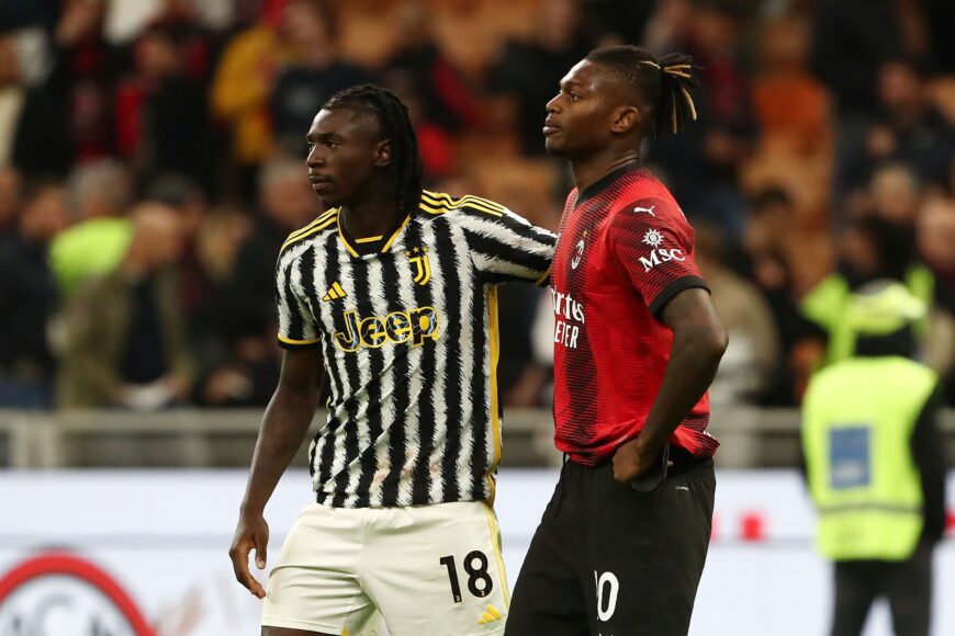 Rafael Leao invita a Moise Kean a unirse al AC Milan para una dupla temible