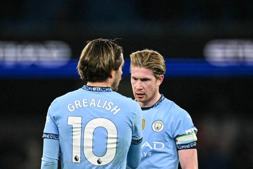 Kevin De Bruyne sugiere reencuentro con Jack Grealish ante interés de Napoli