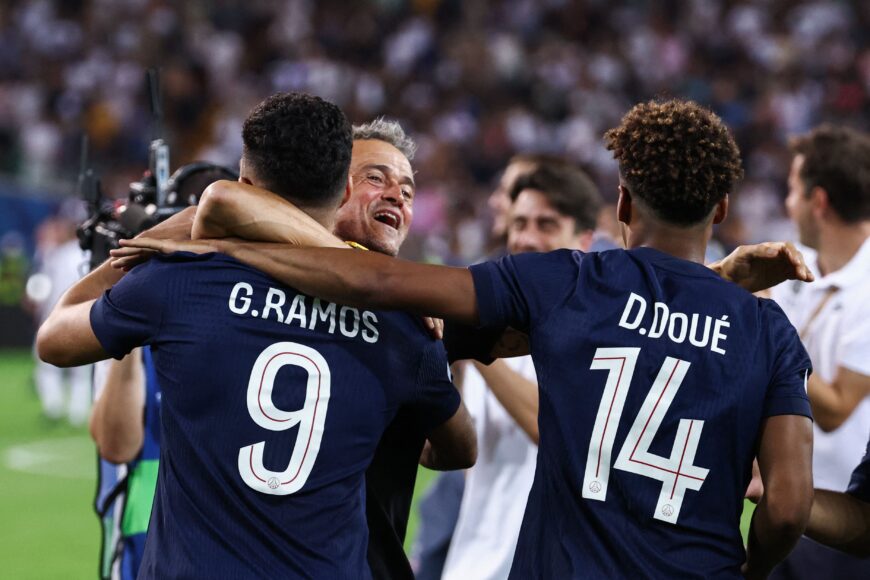 Goncalo Ramos confirma su permanencia en PSG tras ganar la Supercopa UEFA