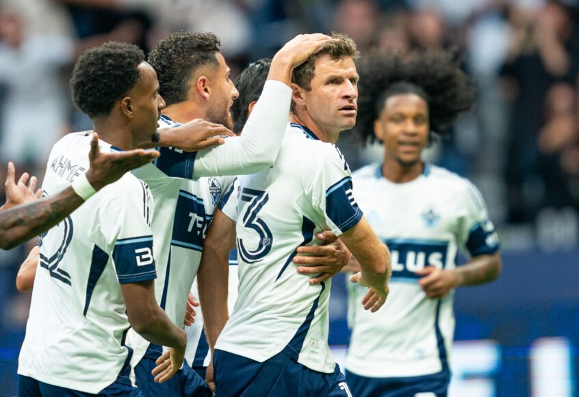 Thomas Muller celebra el gol de la victoria en emocionante partido de MLS