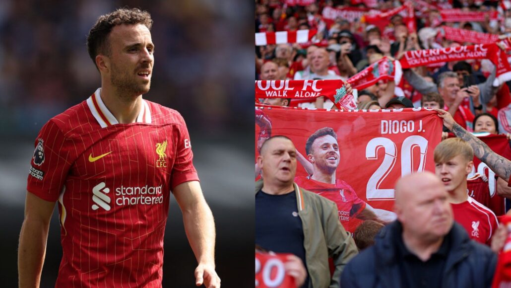 Homenaje de Dybala y Ranieri en Anfield por Diogo Jota antes del amistoso