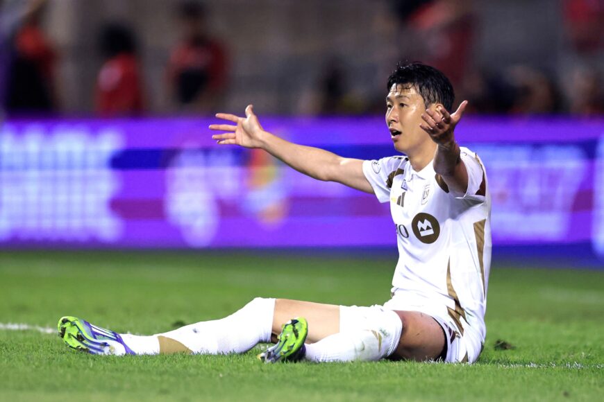 Son Heung-Min hace su esperado debut en LAFC, empate contra Chicago Fire