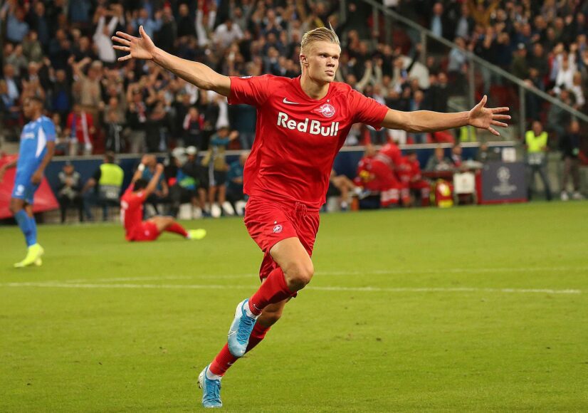 Haaland hace historia al ser el goleador más rápido en Champions League