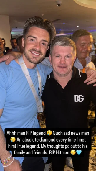 Jack Grealish y Wayne Rooney rinden homenaje a Ricky Hatton, ícono del boxeo