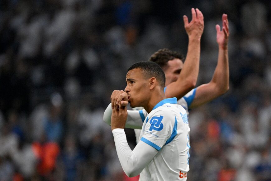 Mason Greenwood brilla en la temporada con gol y asistencia ante Lorient