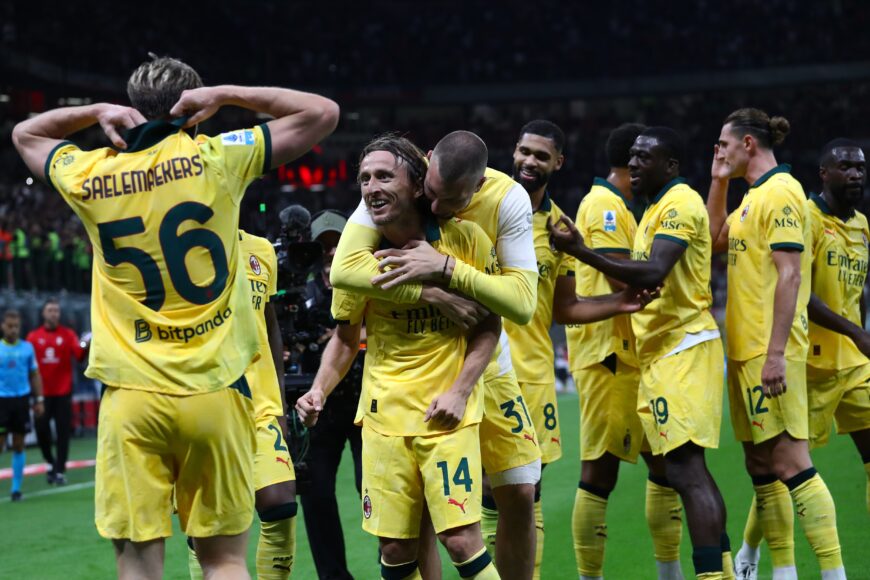 Luka Modric brilla al anotar su primer gol en Serie A, elogiado por el DT de AC Milan