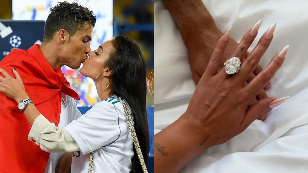 Georgina Rodríguez muestra románticas fotos con Cristiano Ronaldo desde avión privado