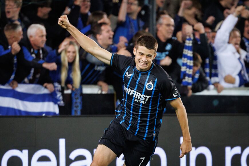 El delantero del Club Brugge desea jugar con la camiseta del AC Milan