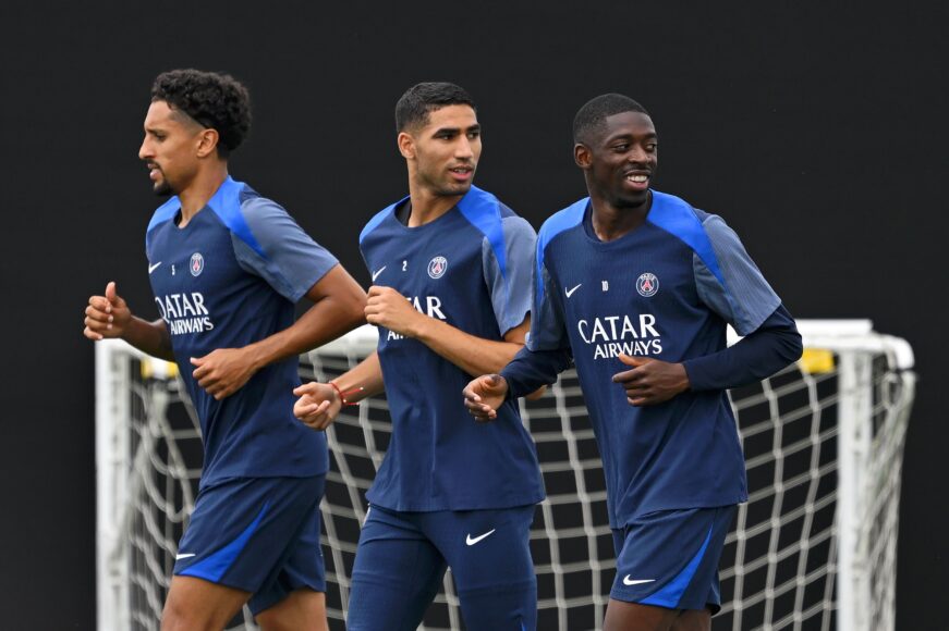 Dembele y Marquinhos regresan al PSG antes del partido tras el Balón de Oro