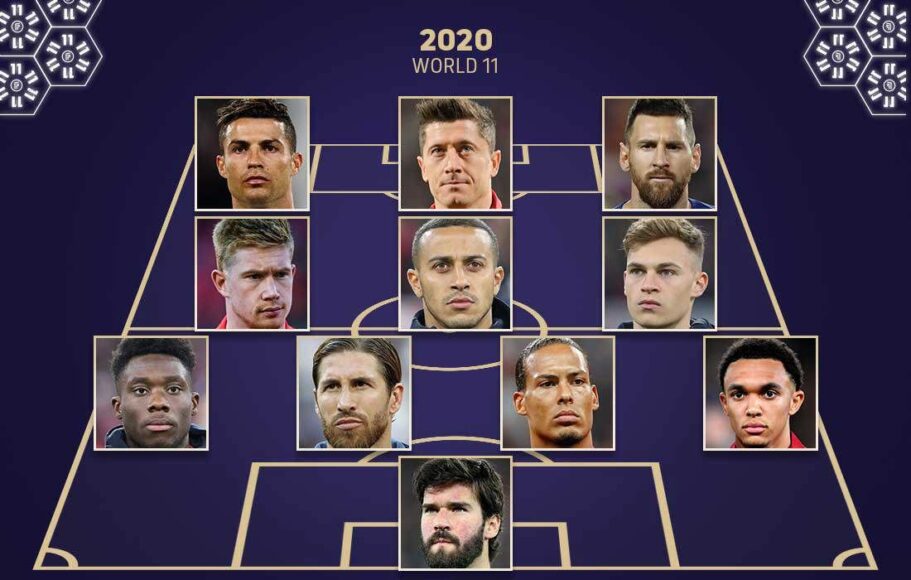Los mejores FIFPRO Men’s World 11: Messi, Ronaldo y Suárez juntos