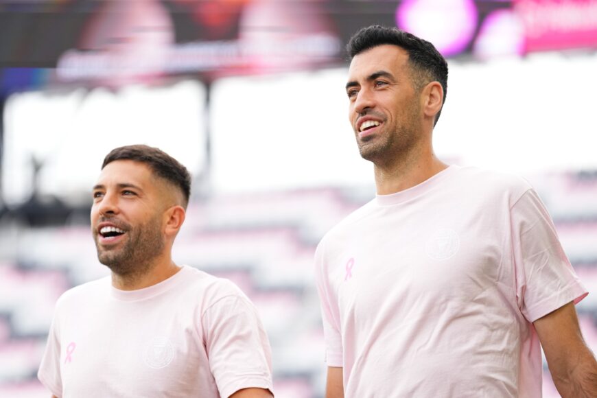 Tributos de Busquets, Raphinha y Puig al retirarse Jordi Alba de Inter Miami