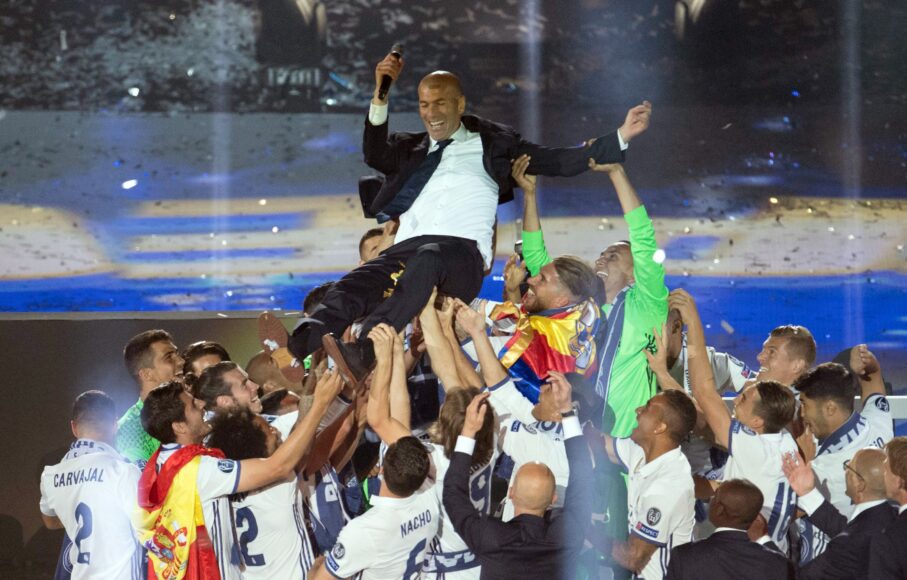 Zinedine Zidane destaca su equipo en la final de Champions League: seis veces