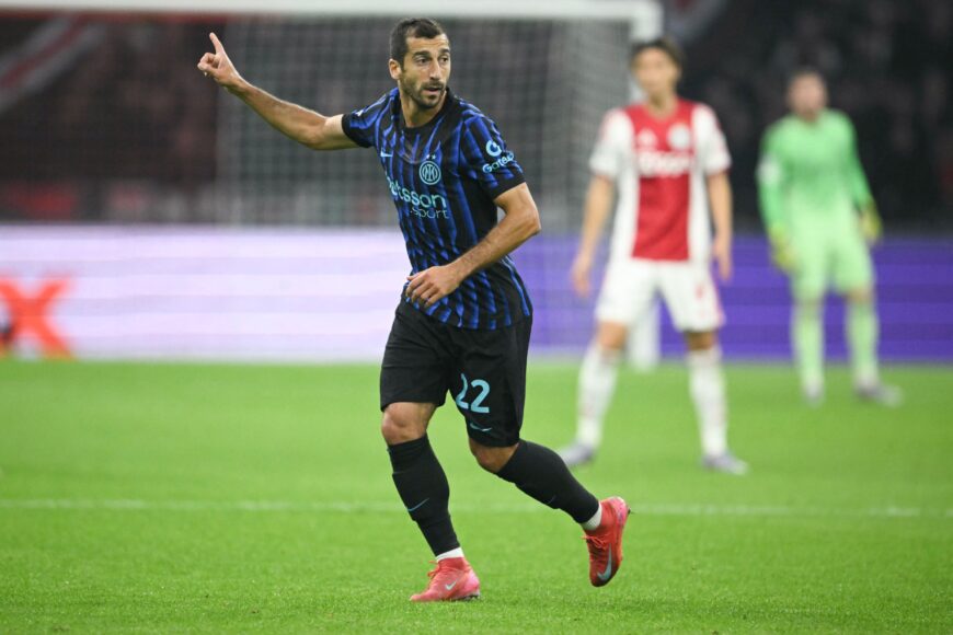 Henrikh Mkhitaryan advierte a jóvenes del Inter sobre adicción a redes sociales