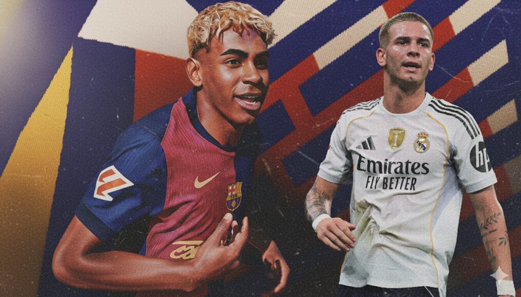 Lamine Yamal y Marcus Rashford lucen la camiseta especial del Clásico con Ed Sheeran