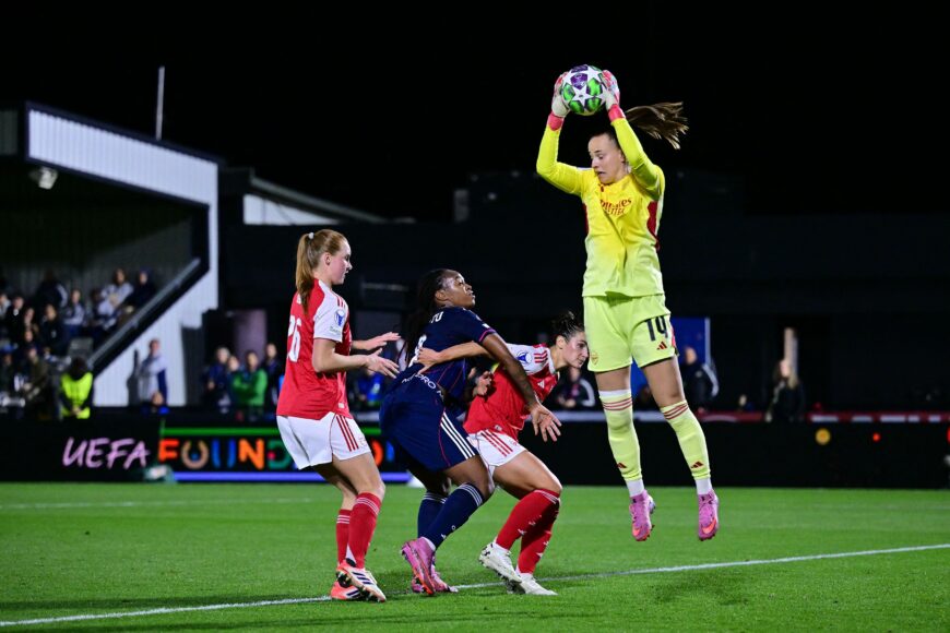 Valoraciones de jugadoras del Arsenal vs Lyon: Rusо abre el marcador pero pierden