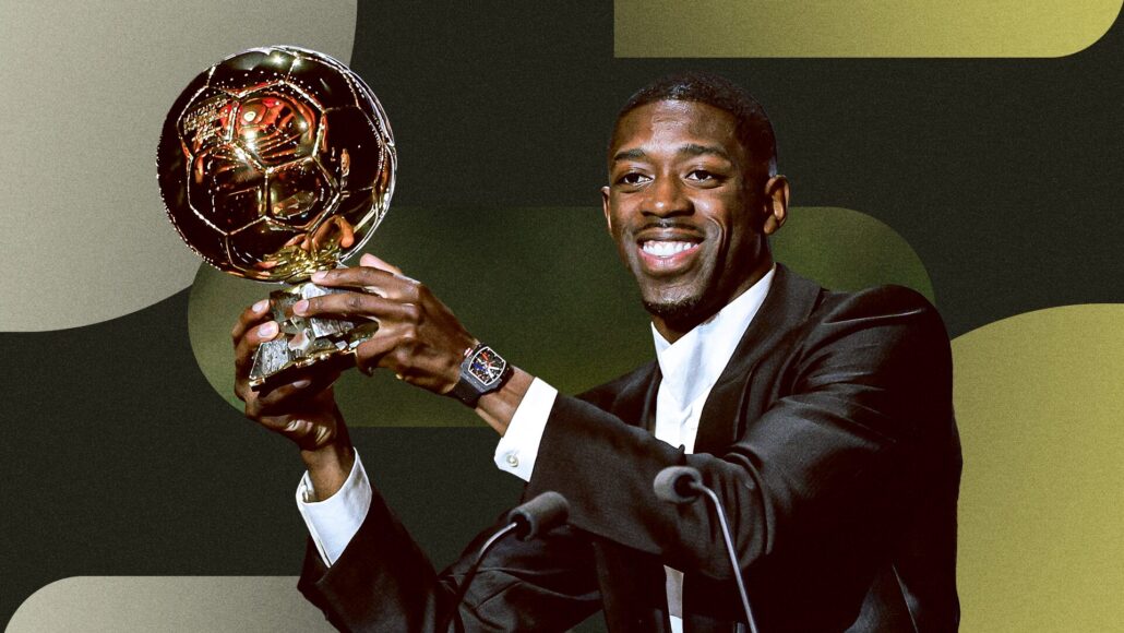 Dayot Upamecano llora de emoción al ver a Ousmane Dembélé ganar el Balón de Oro