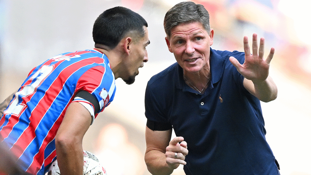 La broma de Oliver Glasner: el amor de los fans del Crystal Palace y los celos