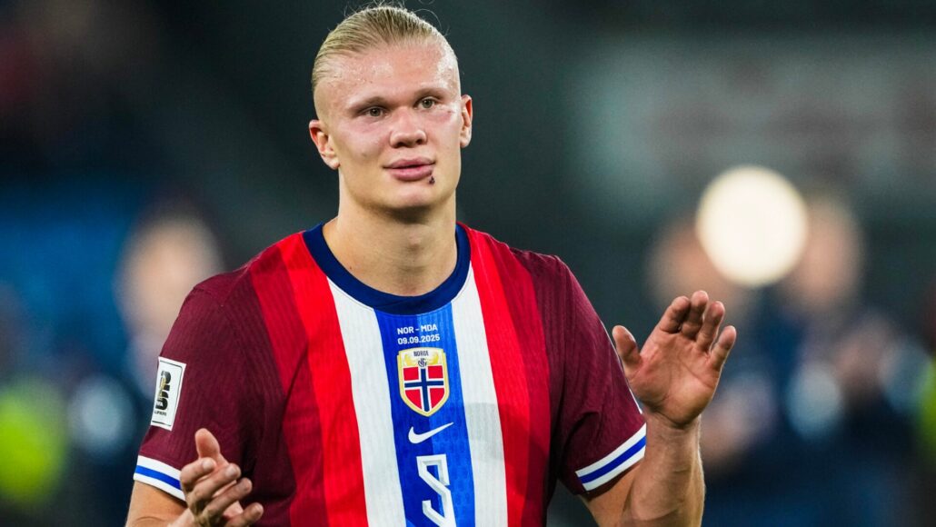 Erling Haaland provoca risas en entrenamiento de Noruega y muestra su liderazgo