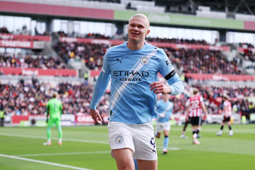Haaland enfrenta desafío para superar a Kane y Mbappé en la Bota de Oro