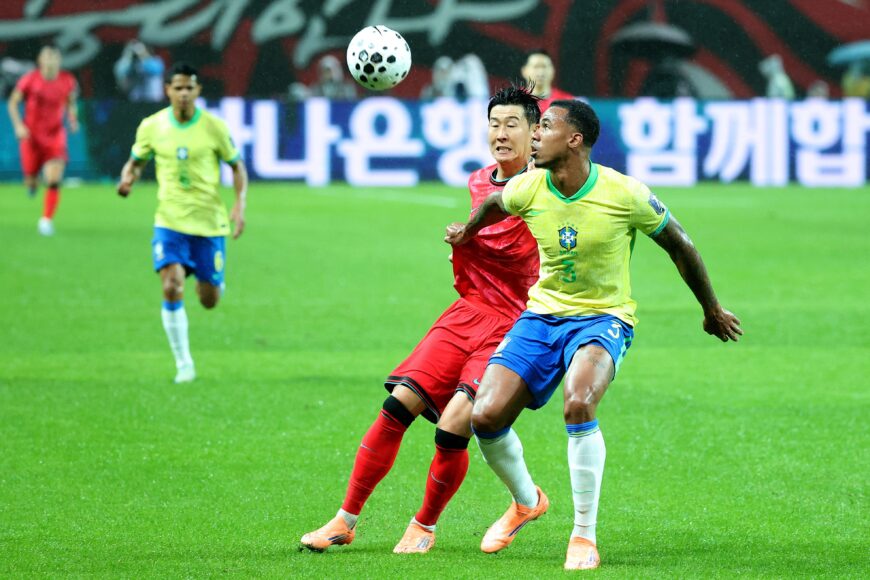 Valoraciones de Brasil vs Corea del Sur: Rodrygo brilla y Estevao anota más
