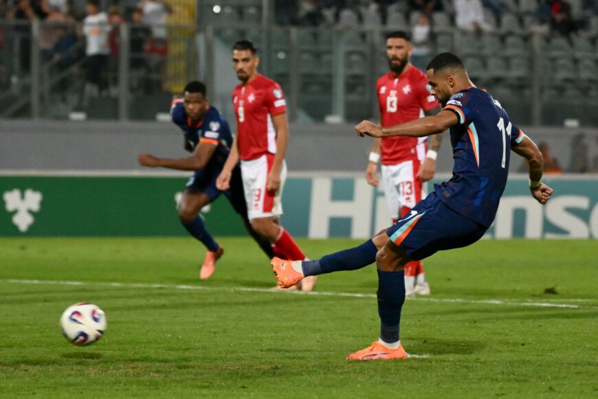 Cody Gakpo brilla en victoria de Países Bajos ante Malta en eliminatorias 2023