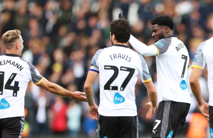 Patrick Agyemang anota gol decisivo para Derby County ante Southampton