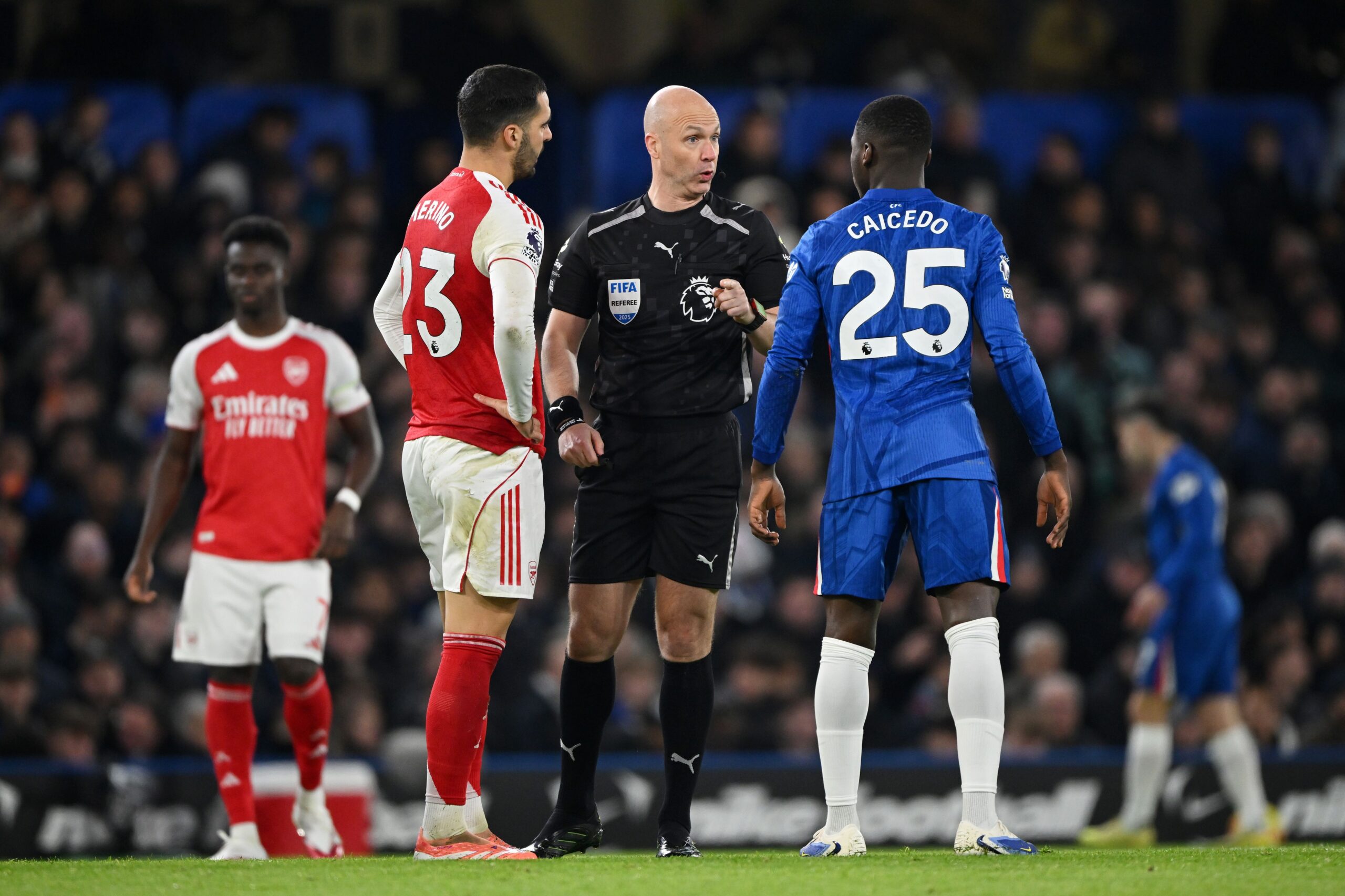 Mikel Merino critica la ‘horrible’ falta de Caicedo tras empate Arsenal Chelsea