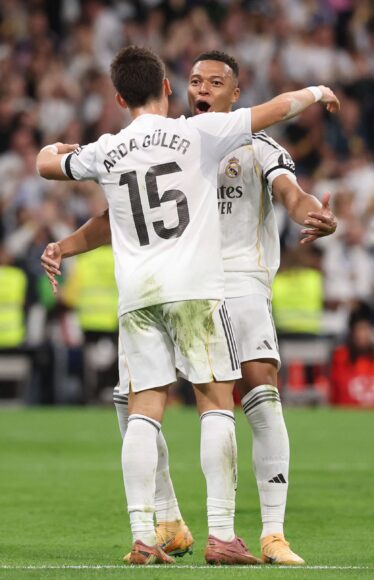 Jude Bellingham da confianza al Madrid mientras Arda Güler brilla con Mbappé