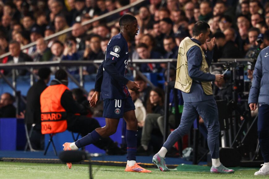 Lesión de Ousmane Dembélé deja triste a Didier Deschamps sin avivar polémica