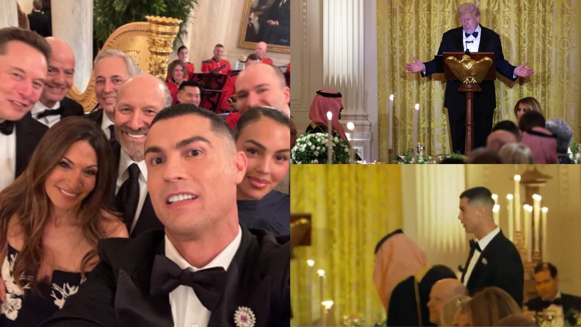 Cristiano Ronaldo listo para contribuir tras cena en la Casa Blanca con Trump