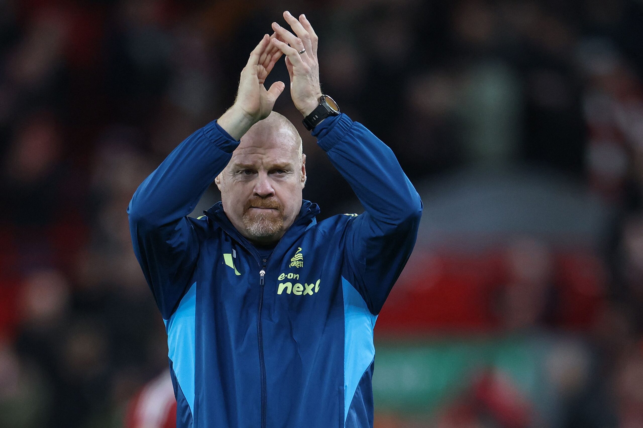 Sean Dyche celebró la victoria de Nottingham Forest sobre Liverpool