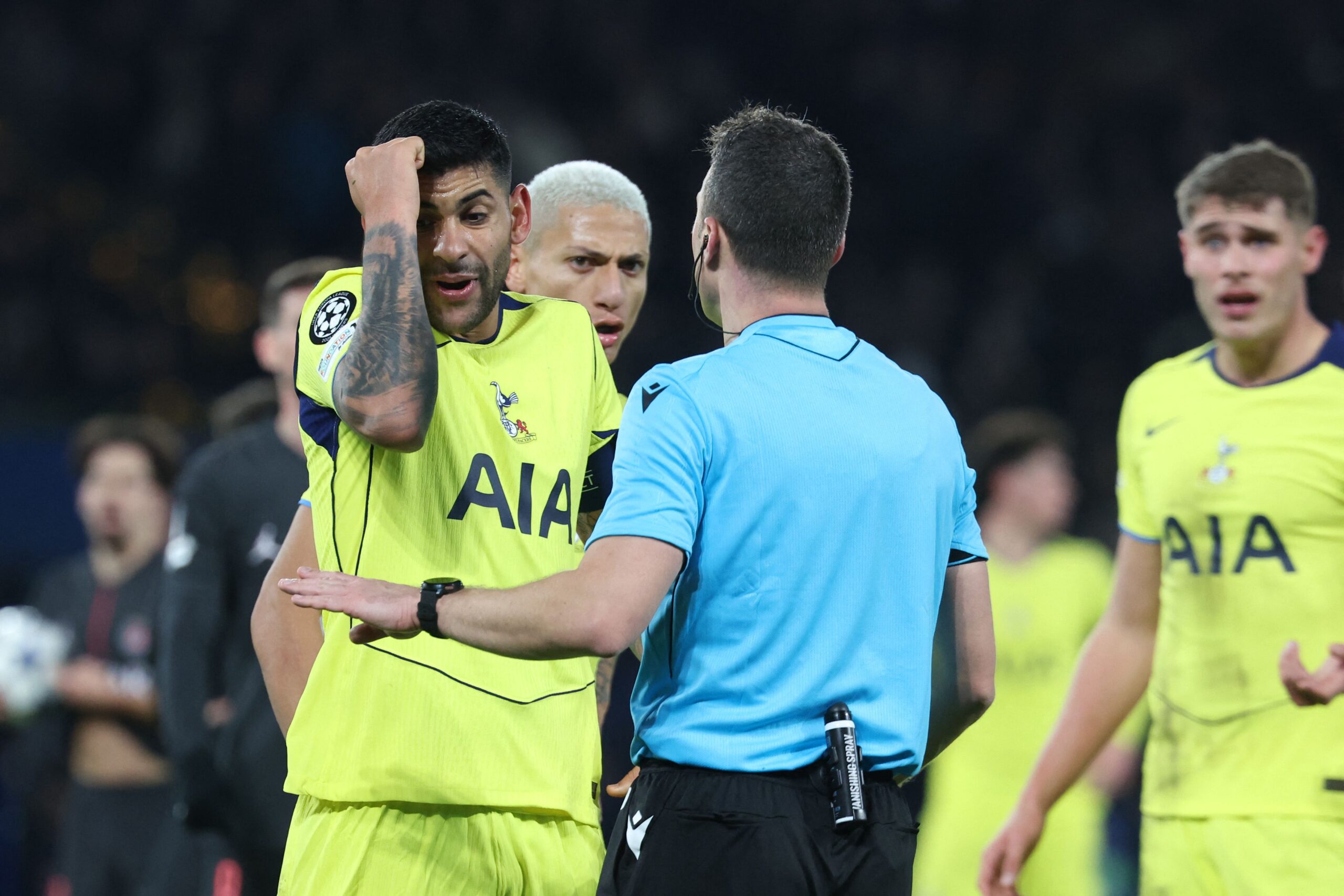 Valoraciones de jugadores del Tottenham vs PSG: errores costosos en la Champions