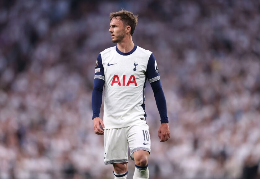 James Maddison de Tottenham celebra el nacimiento de sus gemelos en familia