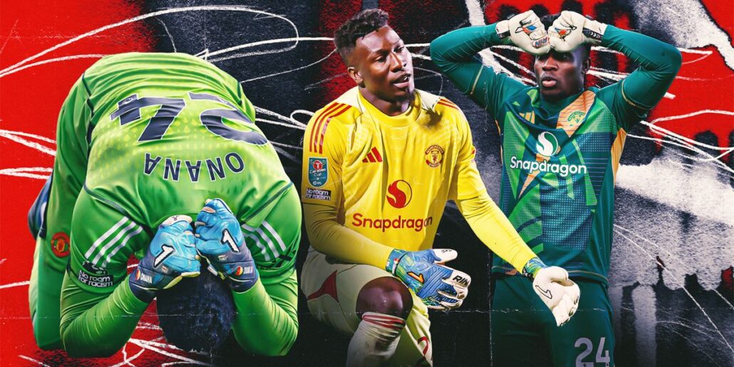 Onana y Bayindir criticados en errores de Man Utd; Lammens y Amorim