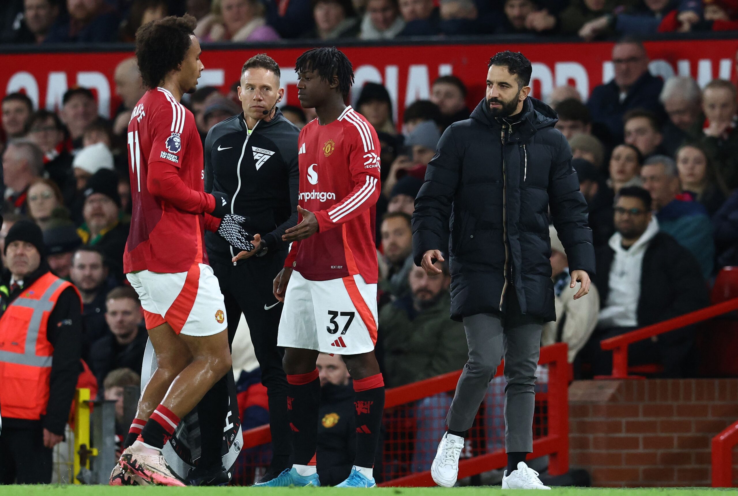 Ruben Amorim asegura que Man Utd priorizará a Mainoo y Zirkzee en enero
