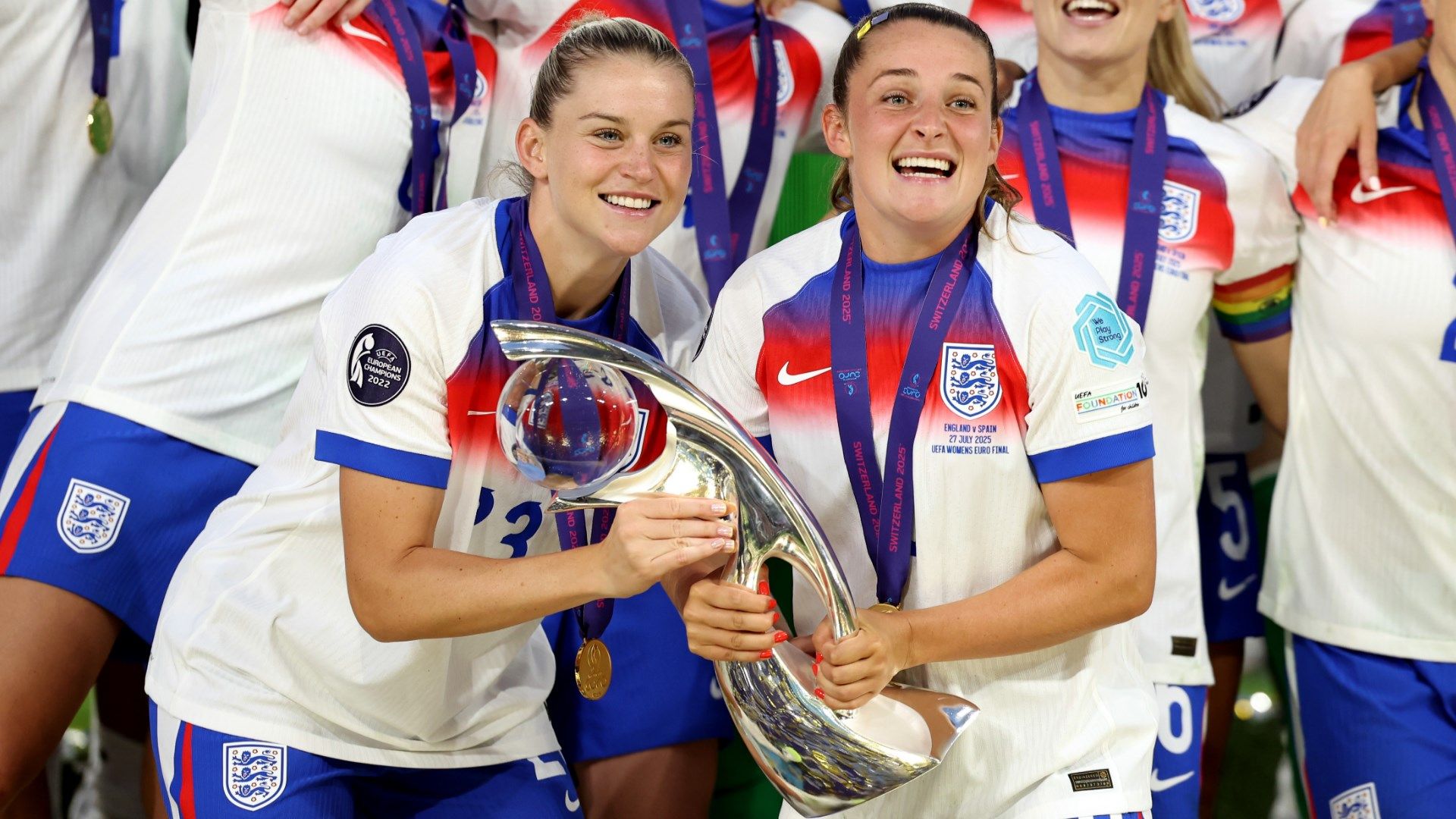 Programación y resultados de los partidos de la selección femenina de Inglaterra 2025