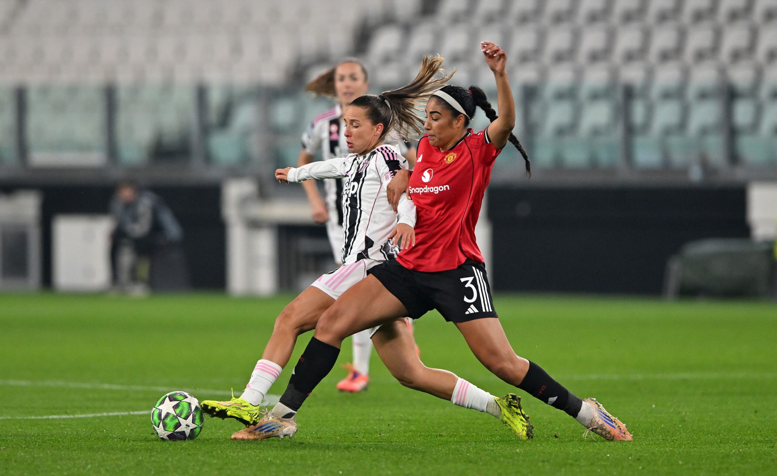 Clasificación de jugadoras del Manchester United tras vencer a Juventus en Champions