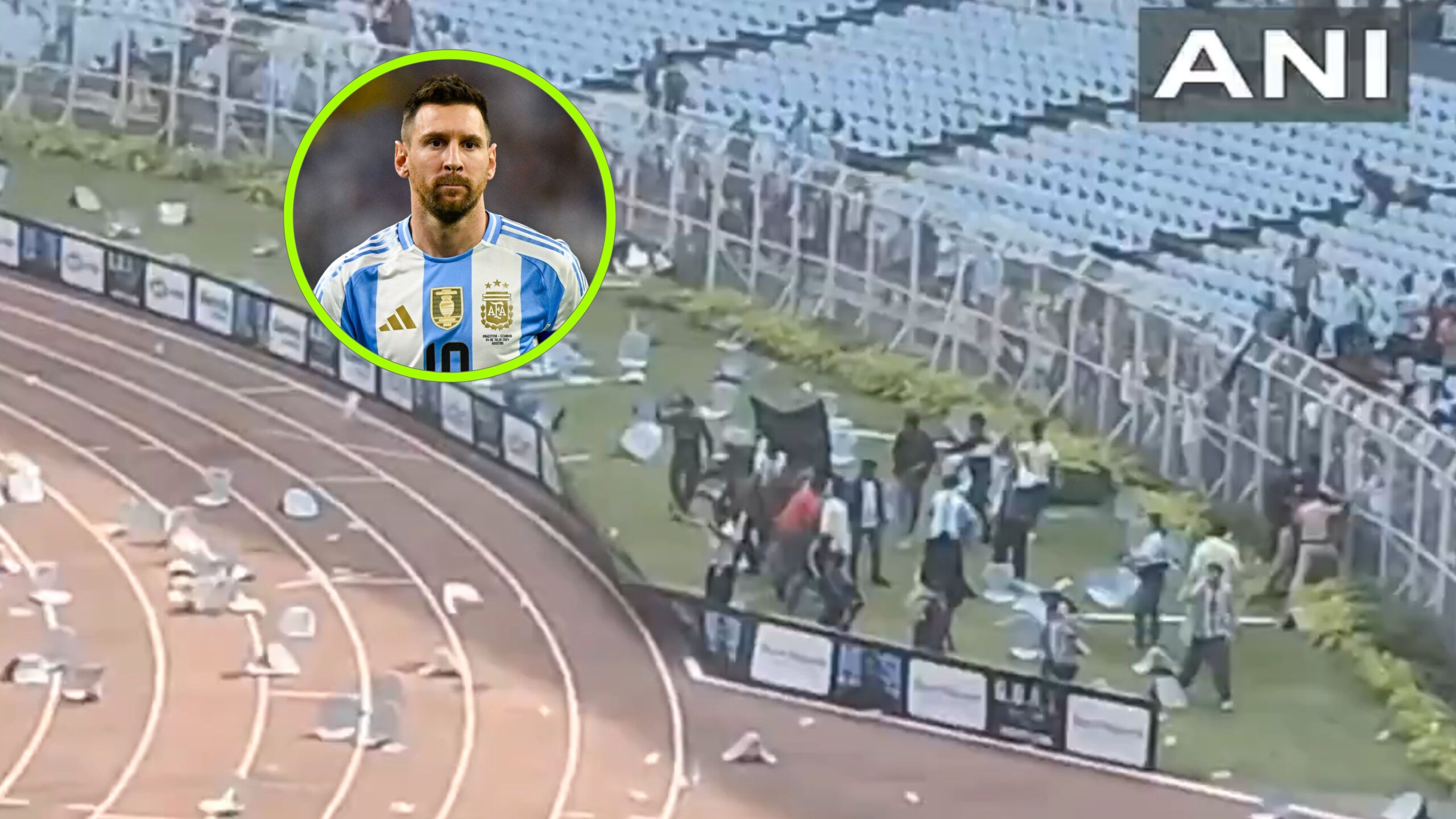 Caos en India: Messi enfrenta furia de fans y organizador es detenido