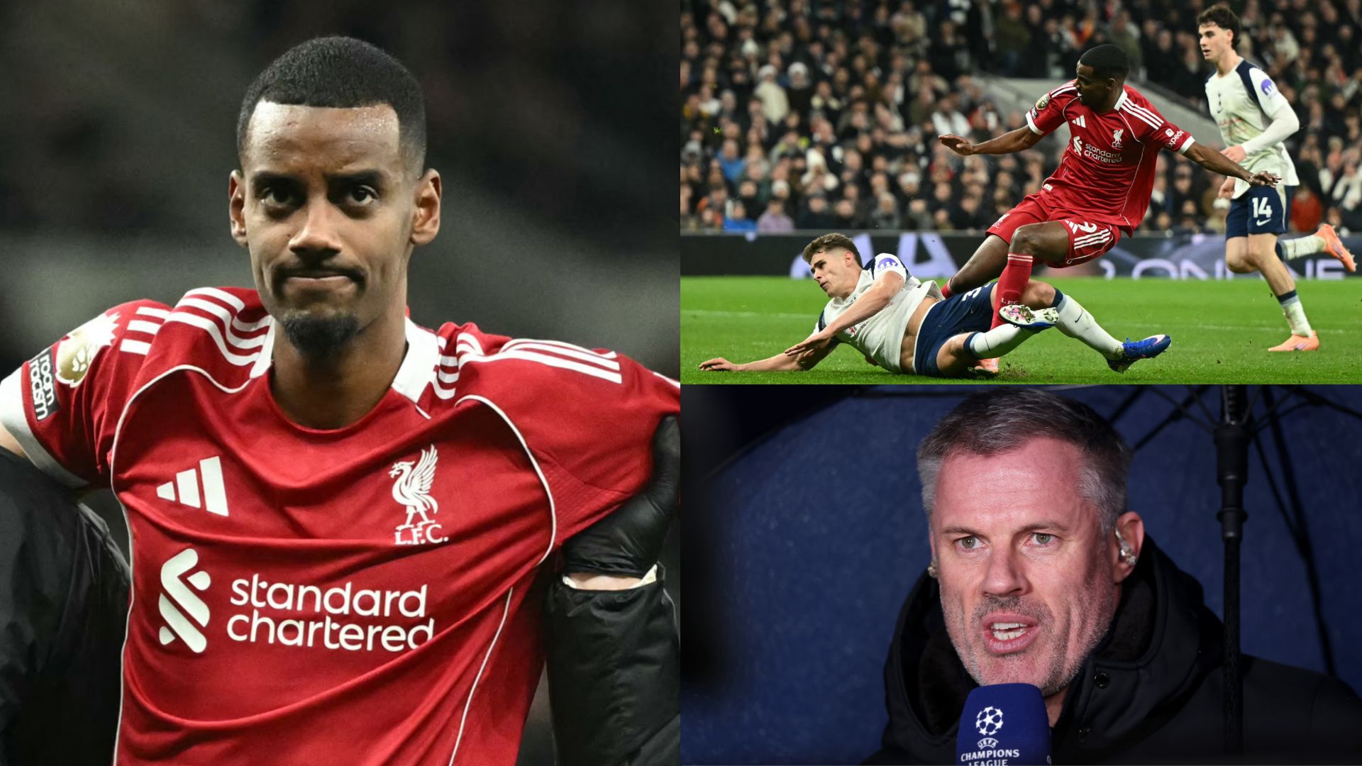 Jamie Carragher predice futuro de Mohamed Salah tras lesión de Alexander Isak