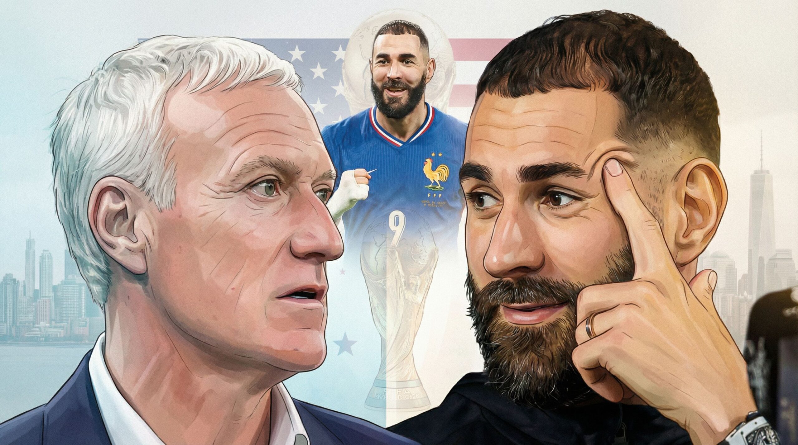 Karim Benzema insinúa un regreso a Francia para el Mundial 2026