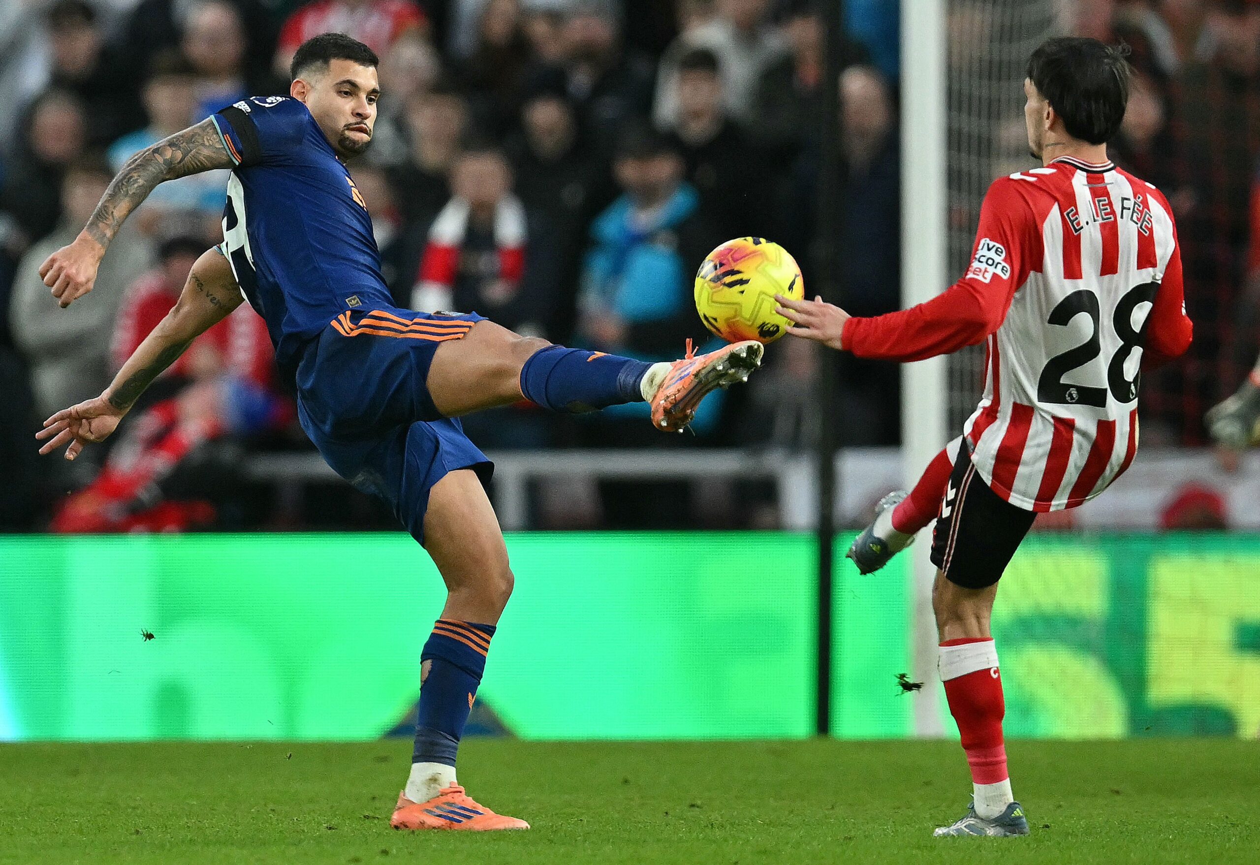 Bruno Guimaraes critica a compañeros de Newcastle tras derrota ante Sunderland