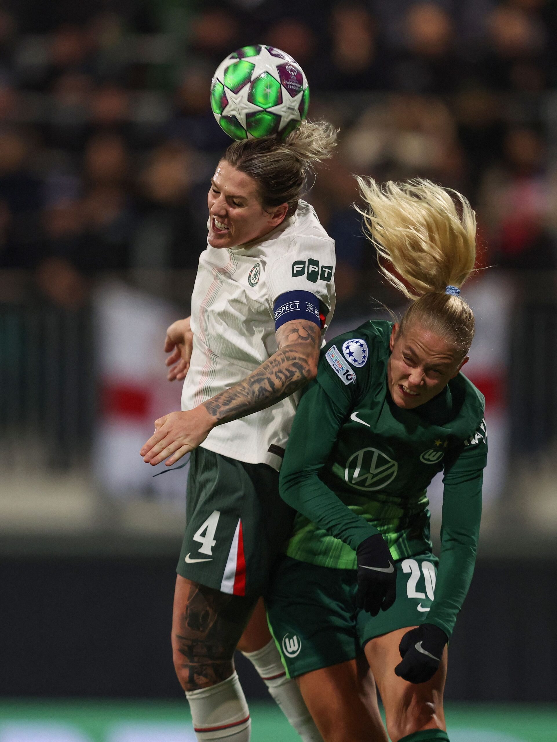Calificaciones de jugadoras del Chelsea vs Wolfsburg: Bronze y Kerr brillan en Champions